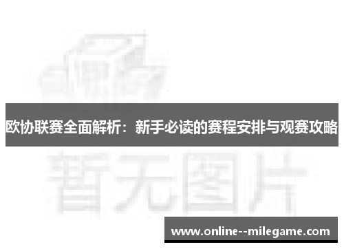 欧协联赛全面解析:新手必读的赛程安排与观赛攻略 欧协联赛全面解析:新手必读的赛程安排与观赛攻略